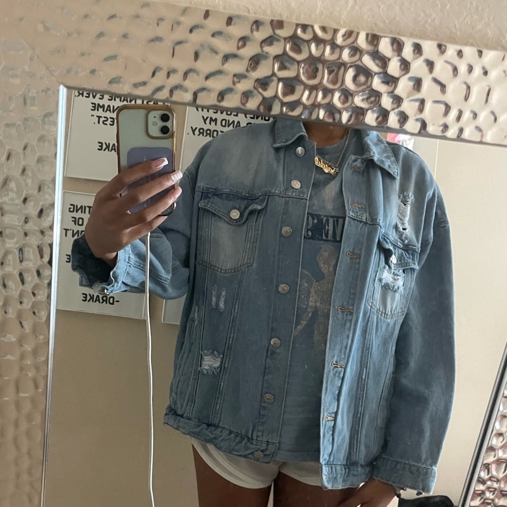 Love Tree Light Blue Denim Jacket